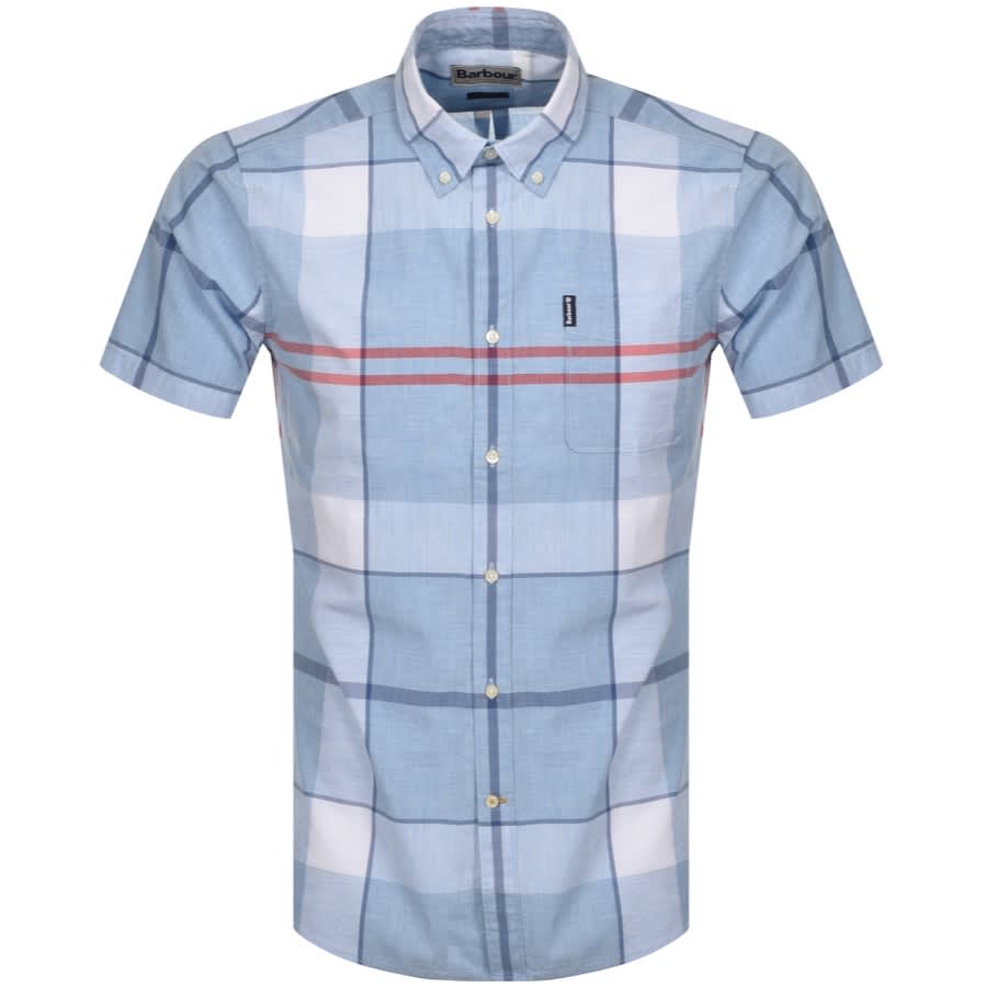 Alternative Image for ProductBarbour Croft Short Sleeved Shirt Blue1